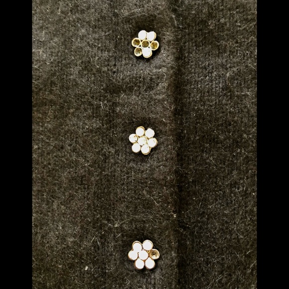 American Rag black angora blend cardigan - Picture 6 of 6